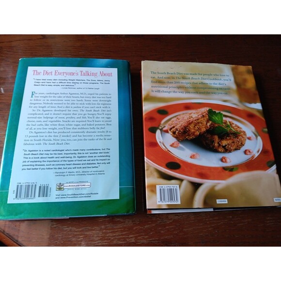 The South Beach Diet & South Beach Diet Cookbook HCDJs Agaston MD 2 Books - Picture 2 of 16